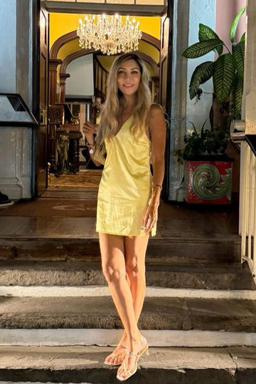 Victoria Mini Sexy dress Silky Satin